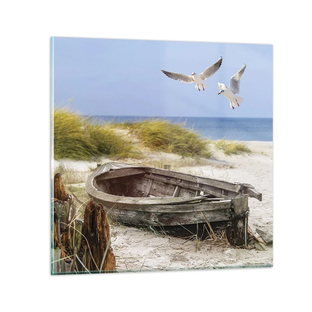 Impression sur verre - Image sur verre - Bain de vent - 60x60 cm