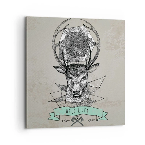 Impression sur toile - Image sur toile - Voir St. Hubertus - 60x60 cm