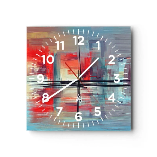 Horloge murale - Pendule murale - Un paysage dans une dimension inconnue - 30x30 cm