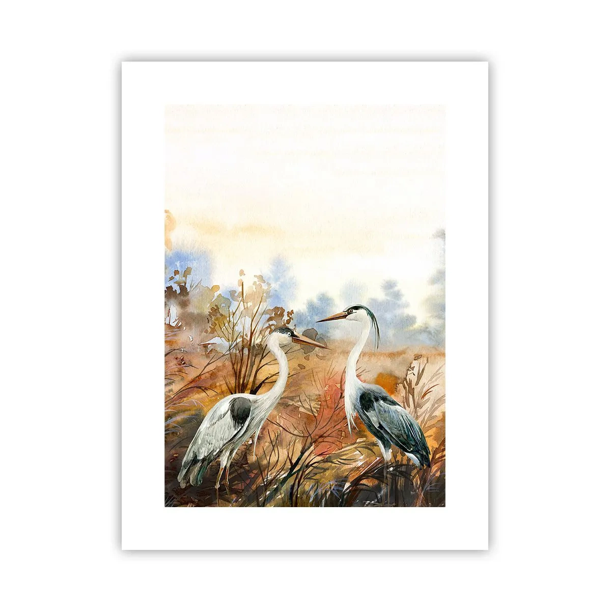 Affiche - Poster - Jusqu'où en automne ? - 30x40 cm