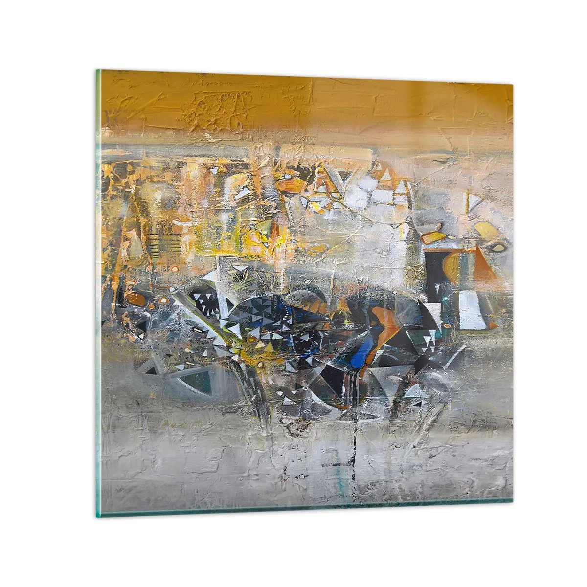 Impression sur verre - Image sur verre - Tout se met en place - 30x30 cm
