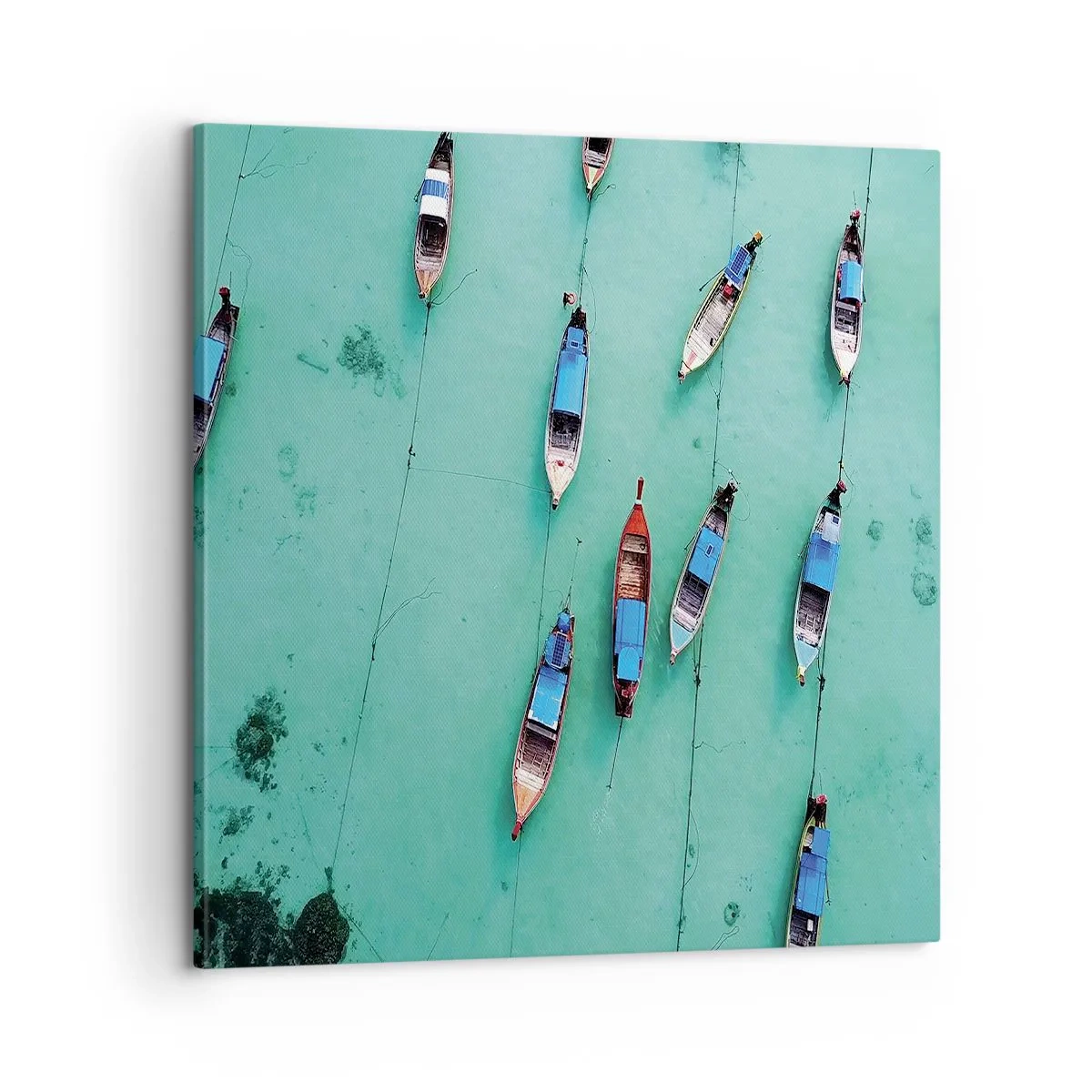 Impression sur toile - Image sur toile - Dans une attente jouyeuse - 60x60 cm