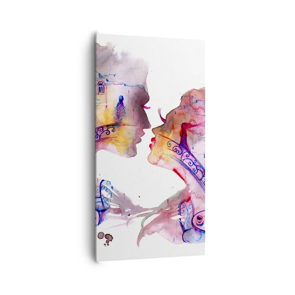 Impression sur toile - Image sur toile - Le pont secret des soupirs - 65x120 cm