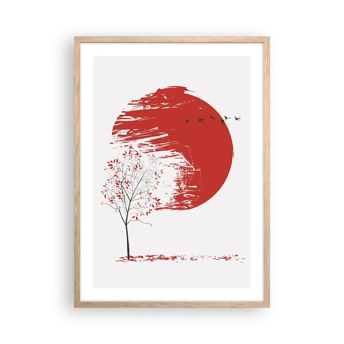 Affiche dans un chêne clair - Poster - Connaissez-vous ce pays ? - 50x70 cm