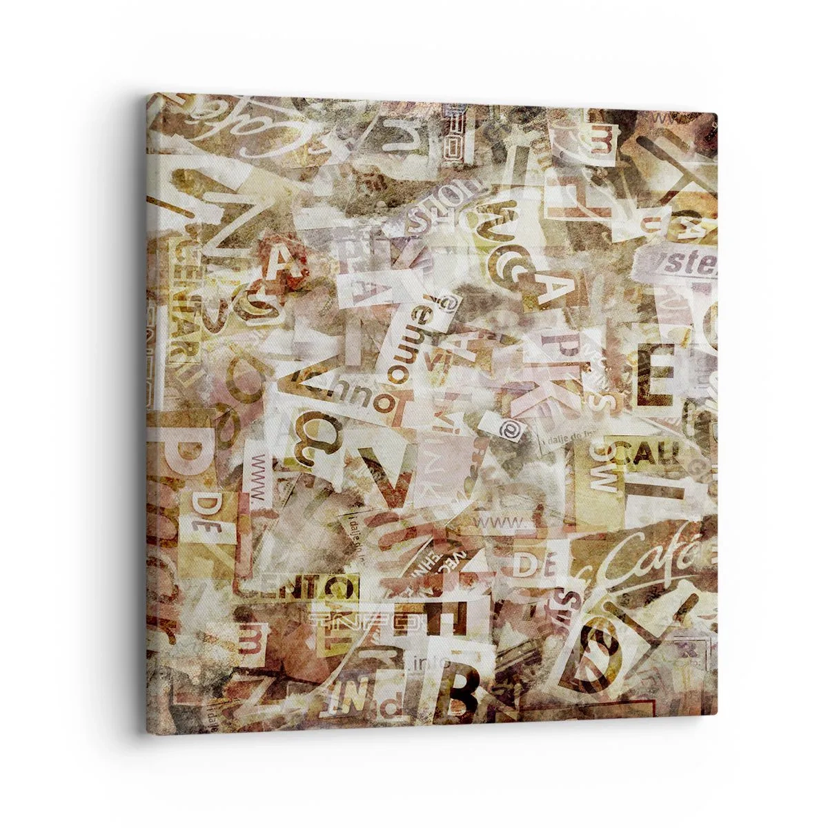 Impression sur toile - Image sur toile - J'unifie le bavardage - 30x30 cm