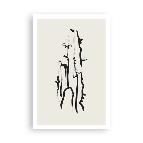 Affiche - Poster - Herbe à fleurs - 61x91 cm