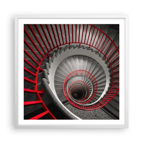 Affiche dans un cadre blanc - Poster - Amusement architectural - 60x60 cm