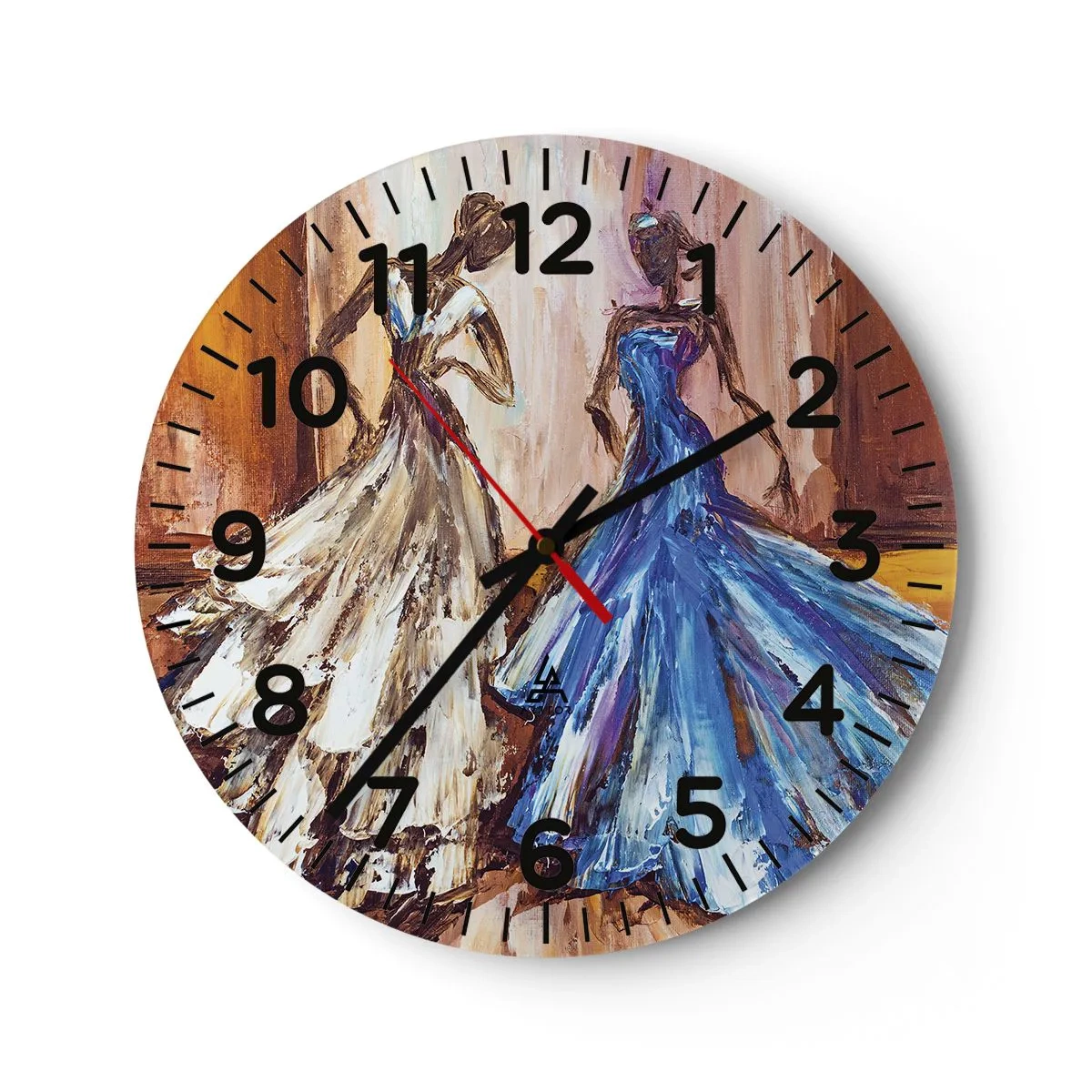 Horloge murale - Pendule murale - Un duo reconnaissant - 30x30 cm