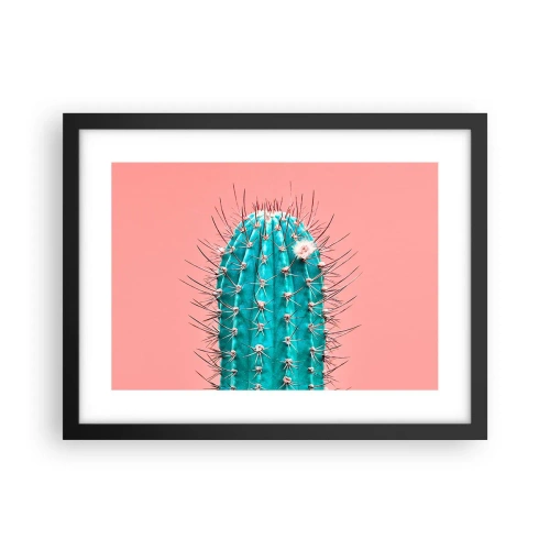 Affiche dans un cadre noir - Poster - Juste regarde - 40x30 cm