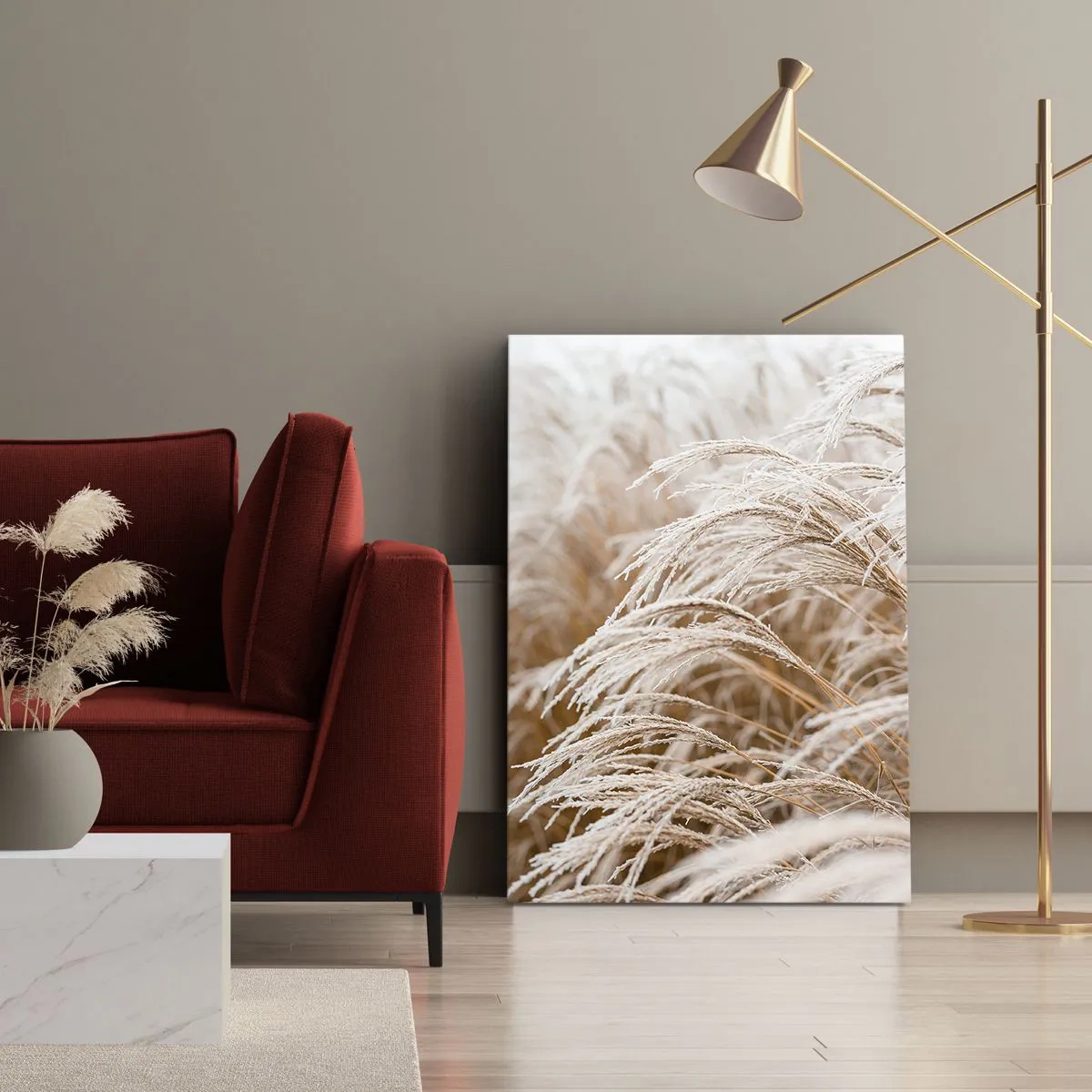 Impression sur toile - Image sur toile - Prosternez-vous devant le soleil d'automne - 50x70 cm