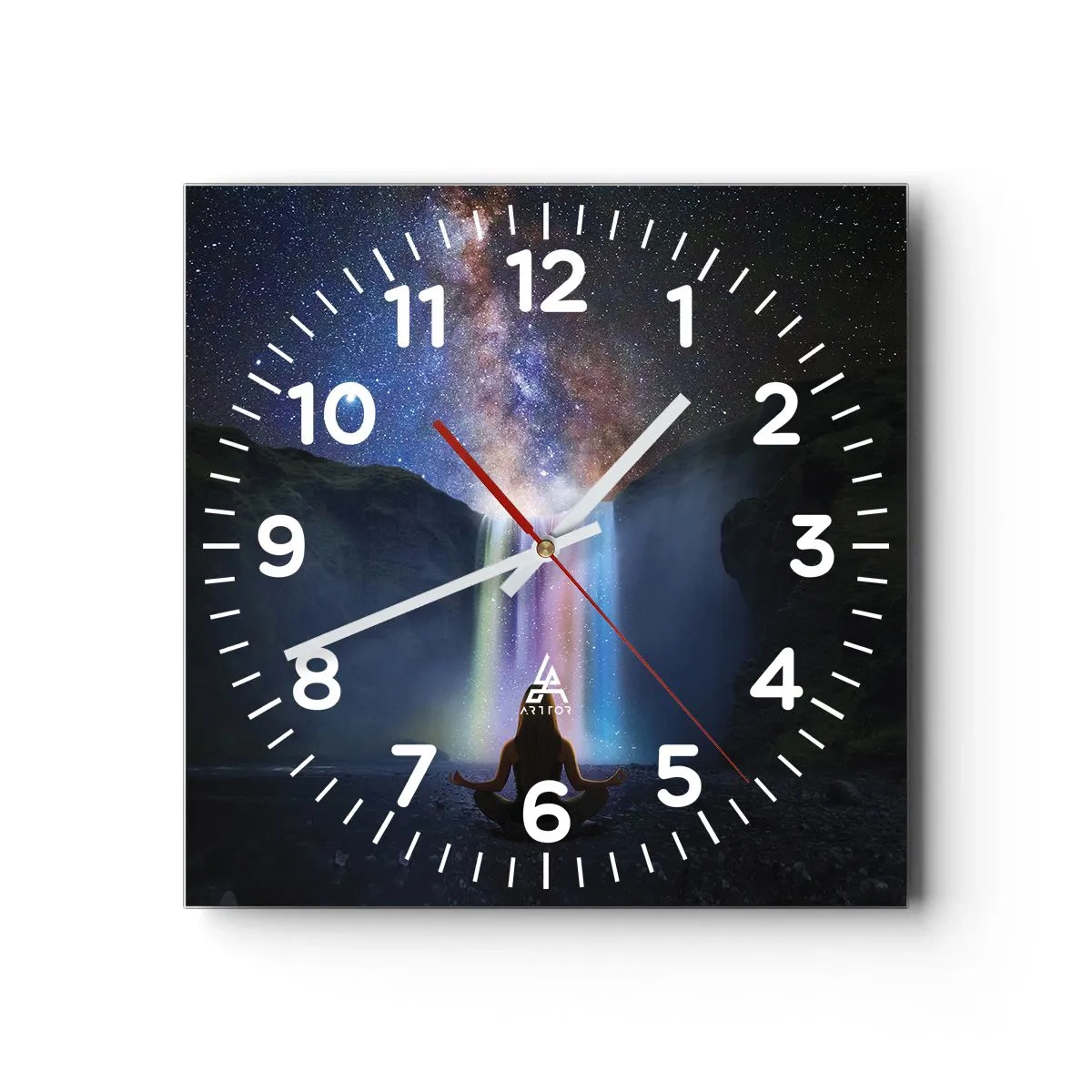 Horloge murale - Pendule murale - Harmonie absolue - 40x40 cm