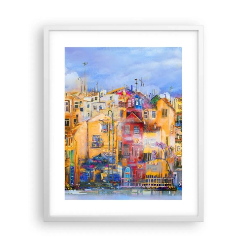 Affiche dans un cadre blanc - Poster - Nous sommes ensemble - 40x50 cm