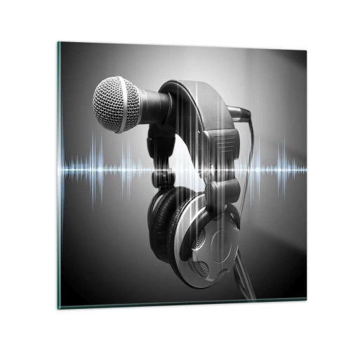 Impression sur verre - Image sur verre - Vous pouvez encore entendre son chant - 30x30 cm