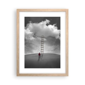 Affiche dans un chêne clair - Poster - Tout est possible - 30x40 cm