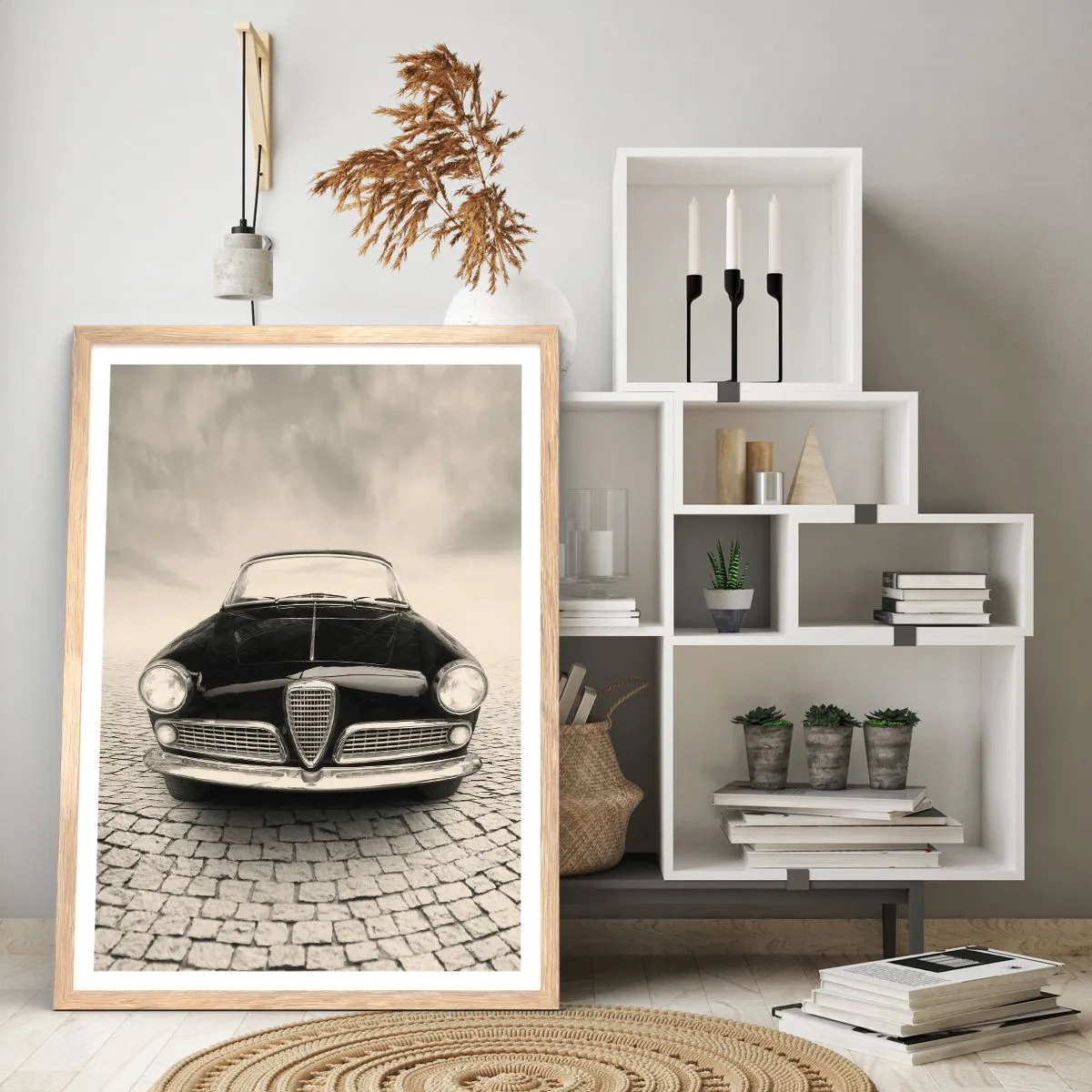 Affiche dans un chêne clair - Poster - Et alors! Tu ne m'aime pas? - 50x70 cm