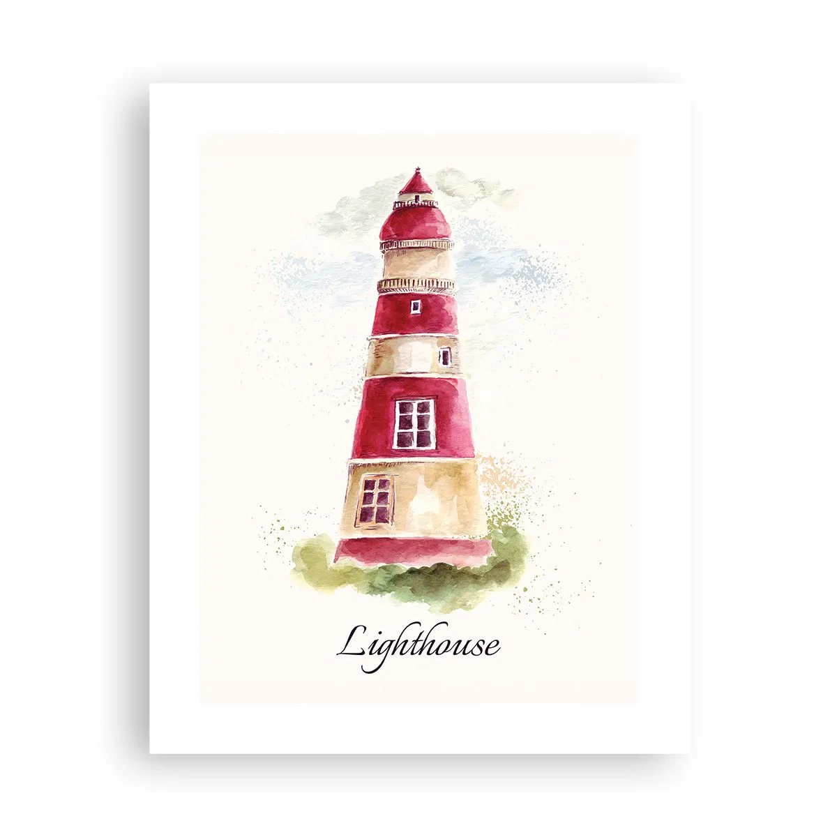 Affiche - Poster - Il y a toujours beau temps autour - 40x50 cm