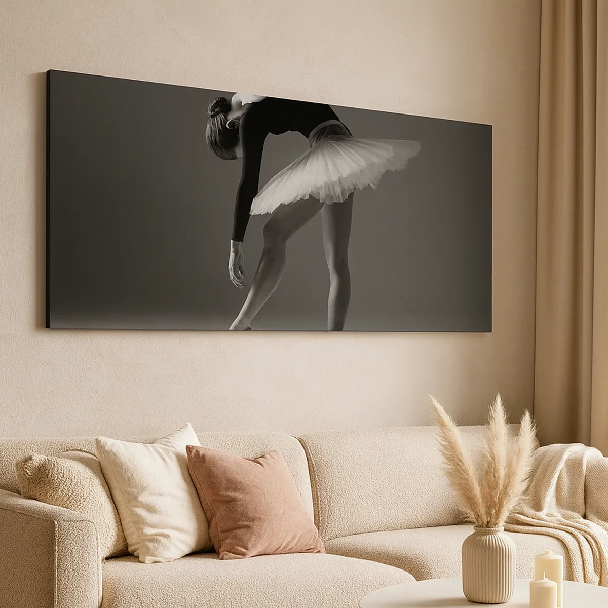 Impression sur toile - Image sur toile - Belle ballerine - 30x30 cm