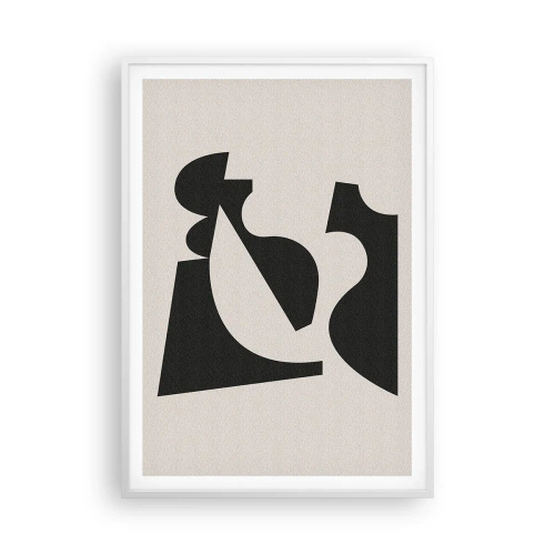 Affiche dans un cadre blanc - Poster - À monter soi-même - 70x100 cm