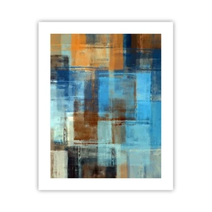 Affiche - Poster - A travers le voile bleu - 40x50 cm