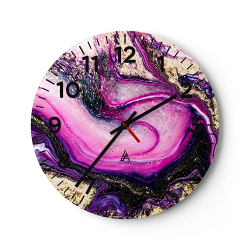 Horloge murale - Pendule murale - Un instant dans les coulisses - 40x40 cm