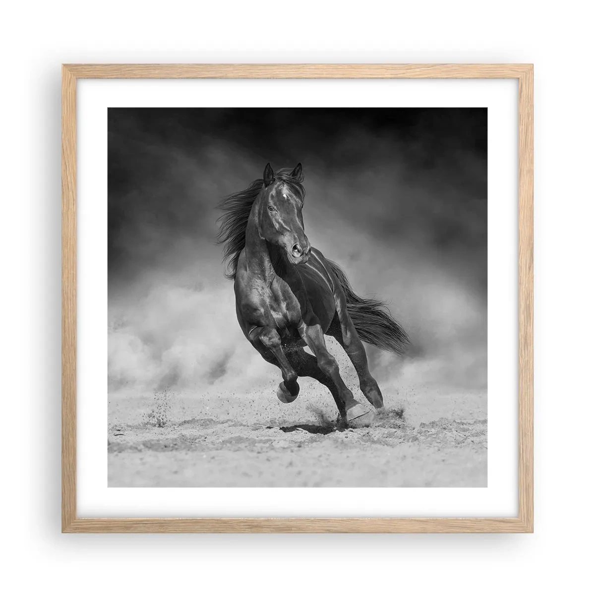 Affiche dans un chêne clair - Poster - Digne de l'émir lui-même - 50x50 cm