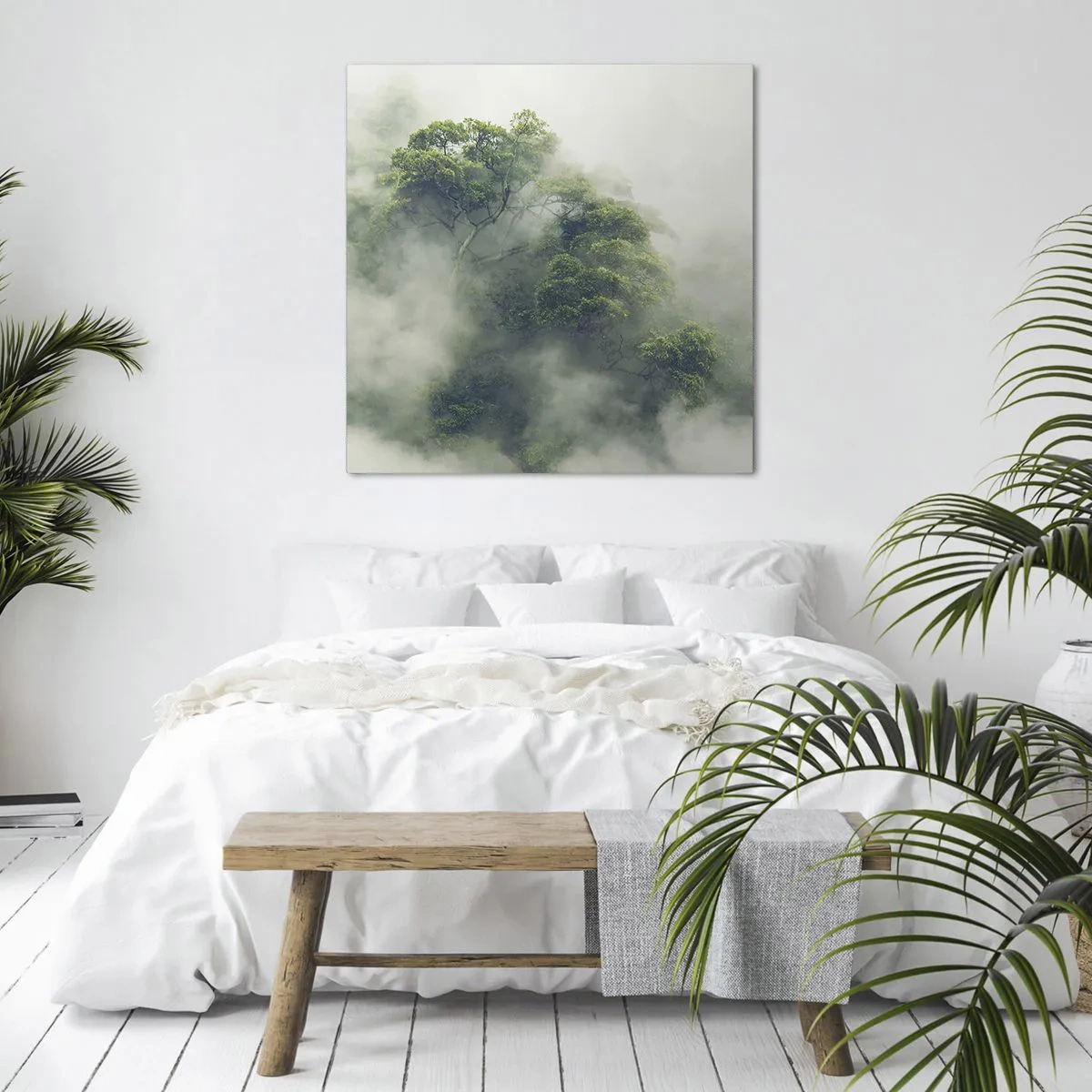 Impression sur toile - Image sur toile - Enveloppé de brouillard - 30x30 cm
