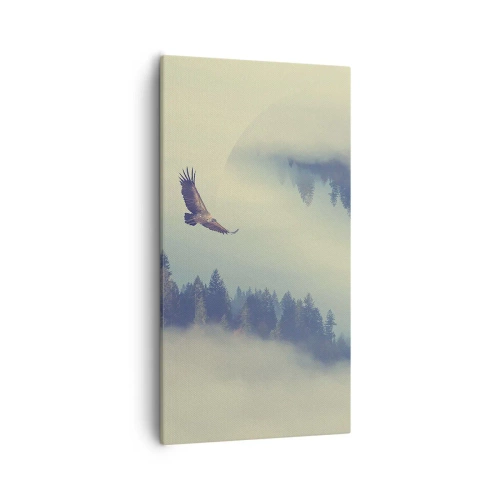Impression sur toile - Image sur toile - J'ai vu l'ombre d'un aigle - 55x100 cm