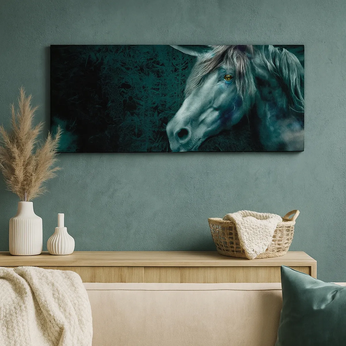 Impression sur toile - Image sur toile - Dans une forêt de conte de fées - 30x30 cm