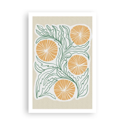 Affiche - Poster - Ethnique avec une pointe d'abstraction - 61x91 cm