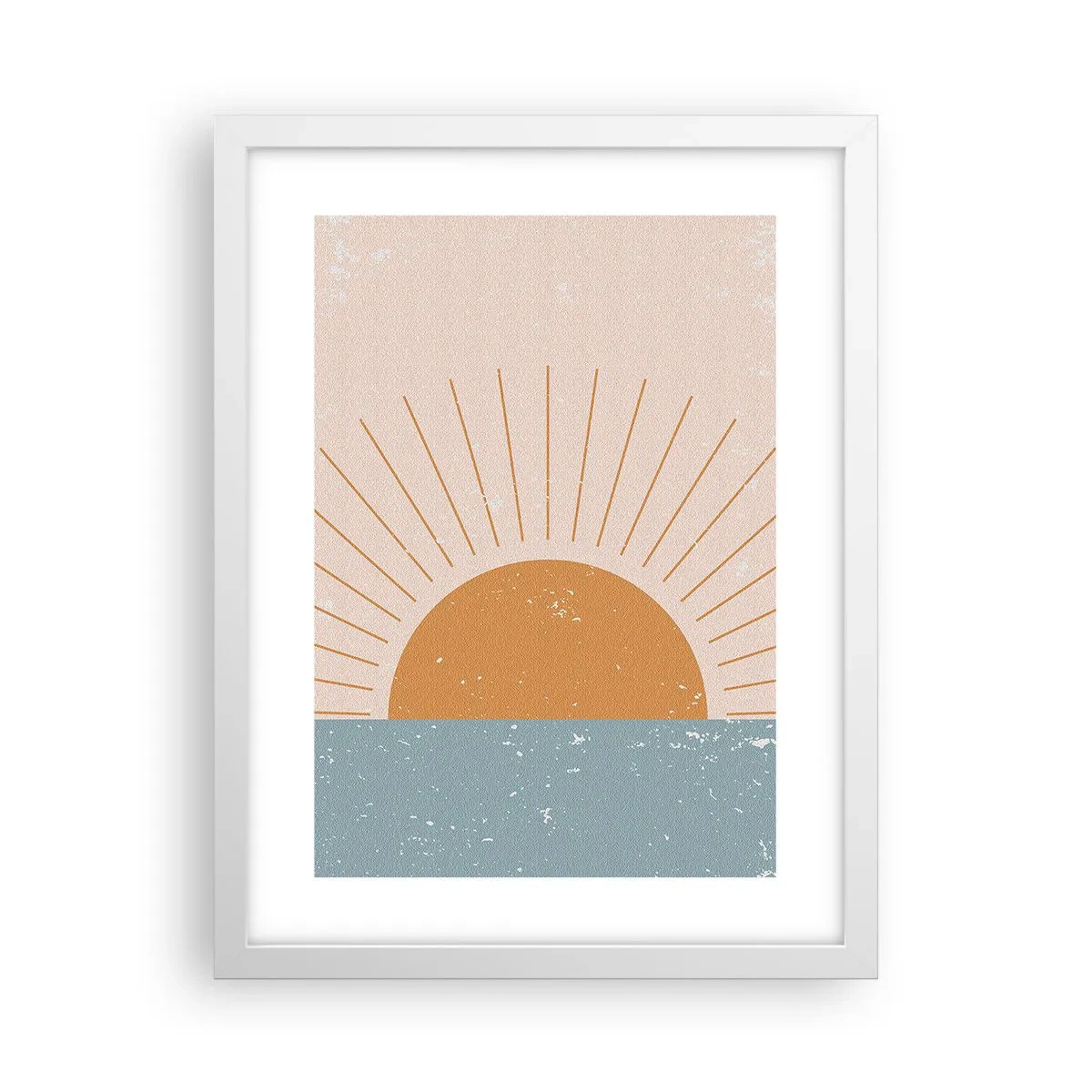 Affiche dans un cadre blanc - Poster - Un miracle au quotidien - 30x40 cm