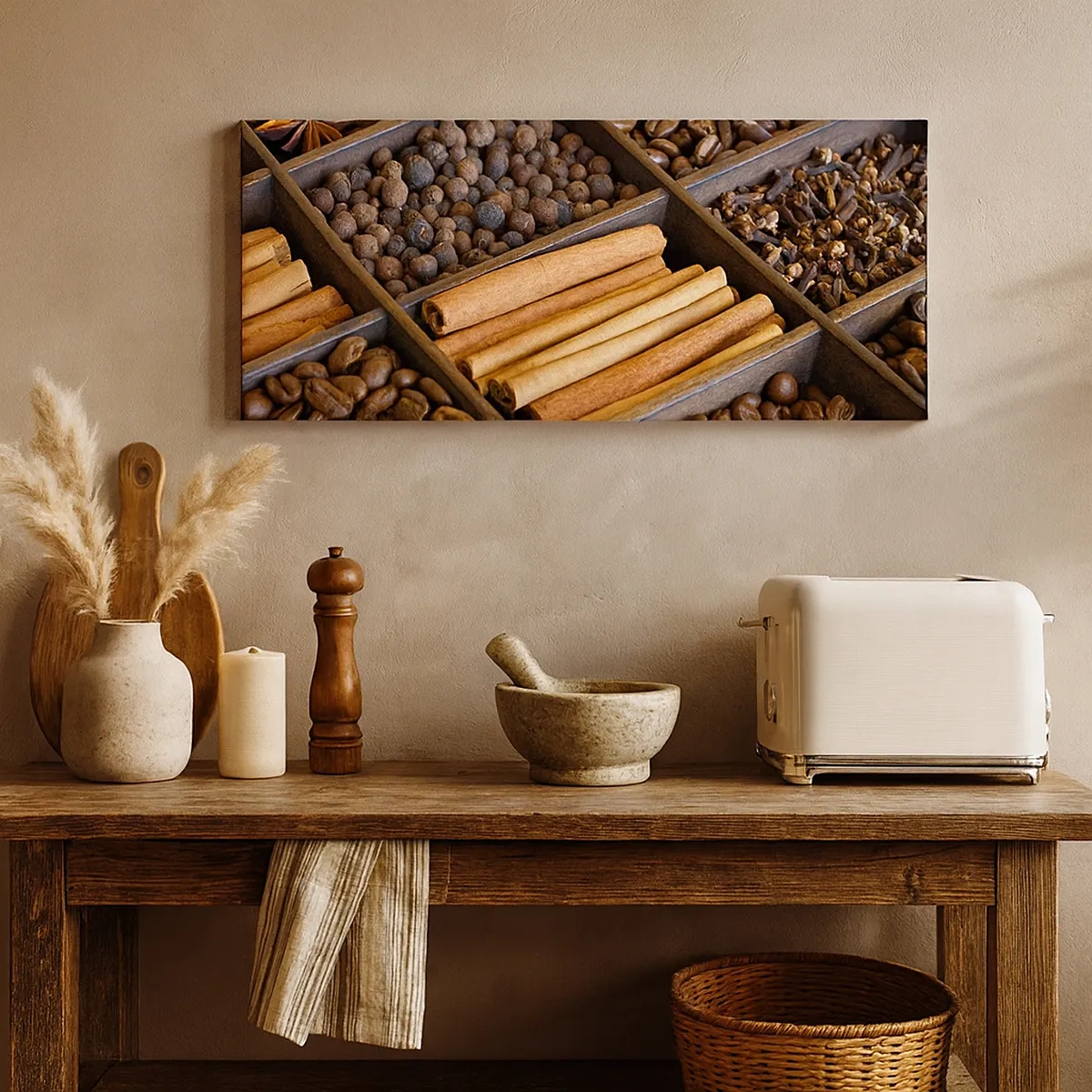 Impression sur toile - Image sur toile - Trésor d'arômes - 30x30 cm