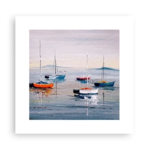 Affiche - Poster - Un repos bien mérité - 30x30 cm