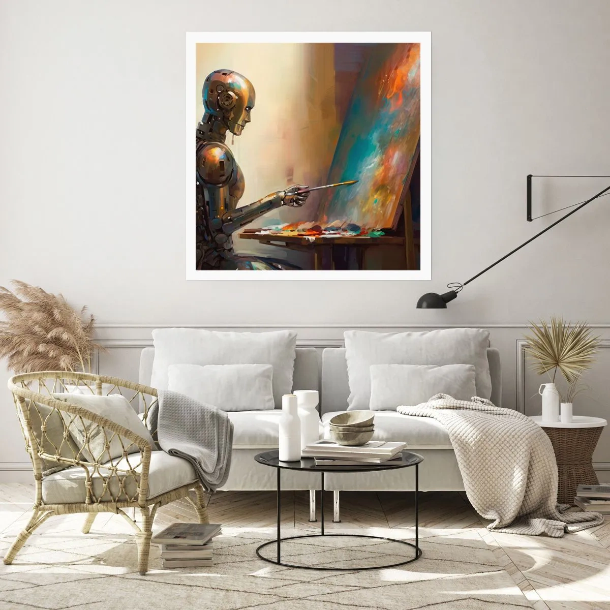 Affiche - Poster - L'art du futur - 30x30 cm