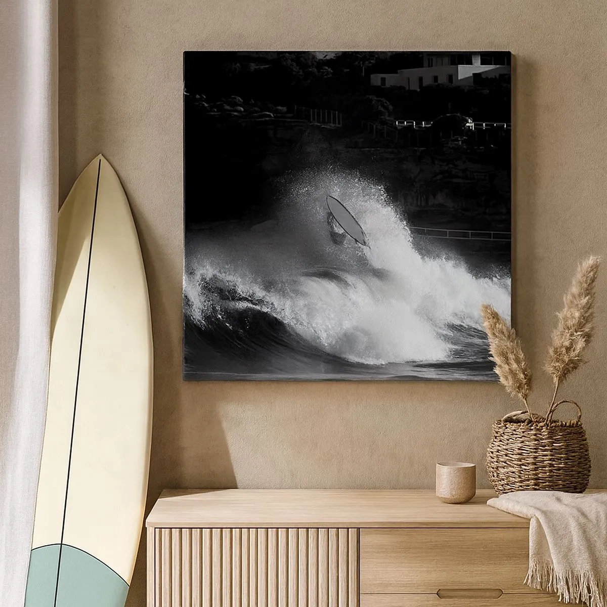 Impression sur toile - Image sur toile - Défi accepté! - 30x30 cm