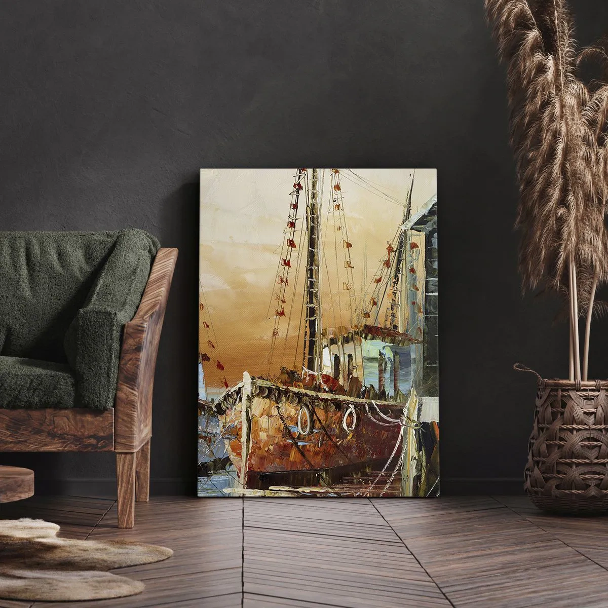 Impression sur toile - Image sur toile - Retour tranquille - 55x100 cm