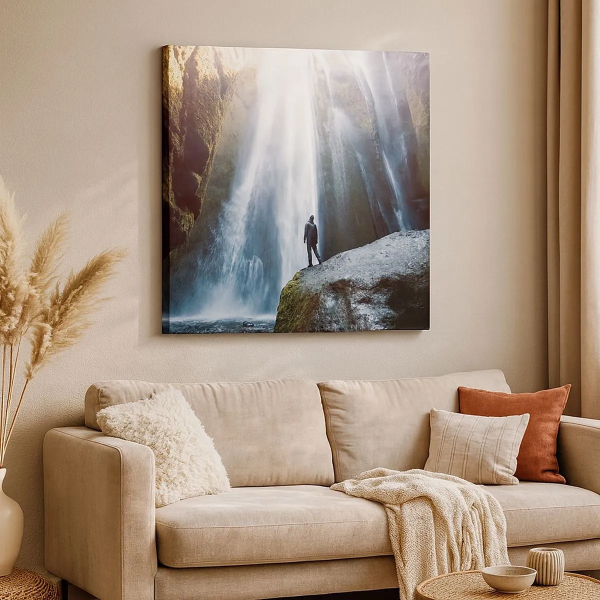 Impression sur toile - Image sur toile - Restauration des proportions - 30x30 cm