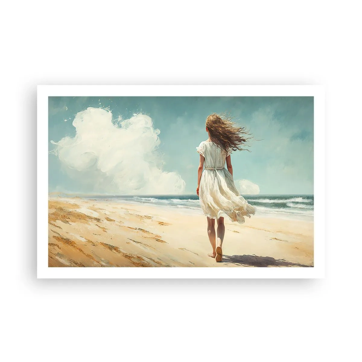 Affiche - Poster - Pour rencontrer le soleil et le vent - 91x61 cm