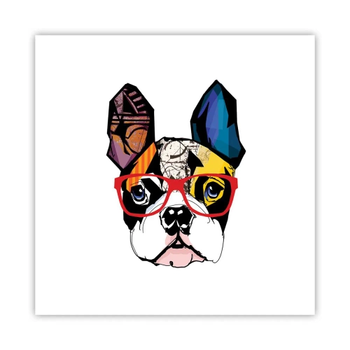 Affiche - Poster - Intellectuel - 40x40 cm