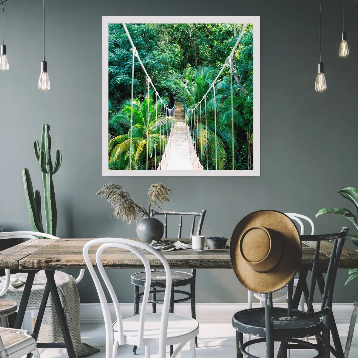 Affiche - Poster - Welcome to the jungle! - 60x60 cm