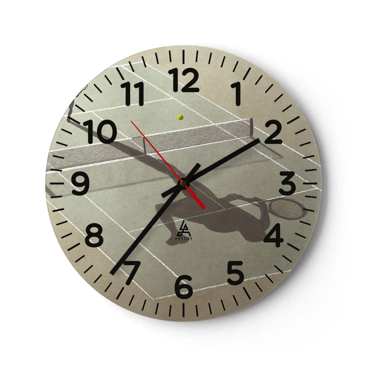Horloge murale - Pendule murale - Dépassement de soi - 30x30 cm