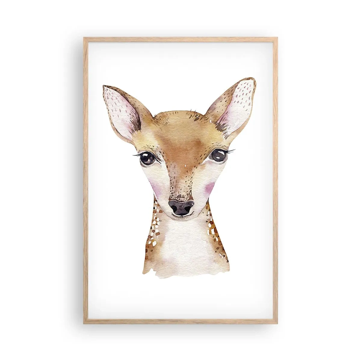 Affiche dans un chêne clair - Poster - L'innocence de la nature - 61x91 cm