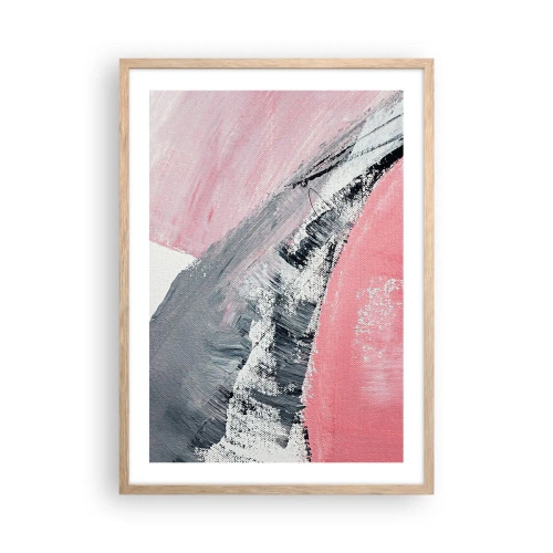 Affiche dans un chêne clair - Poster - Composition assortie - 50x70 cm