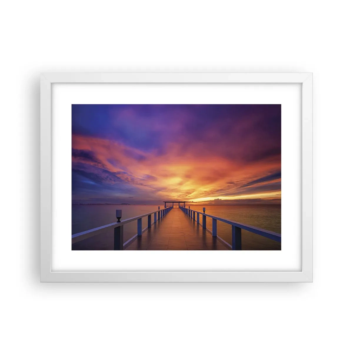 Affiche dans un cadre blanc - Poster - Sans fin - 40x30 cm