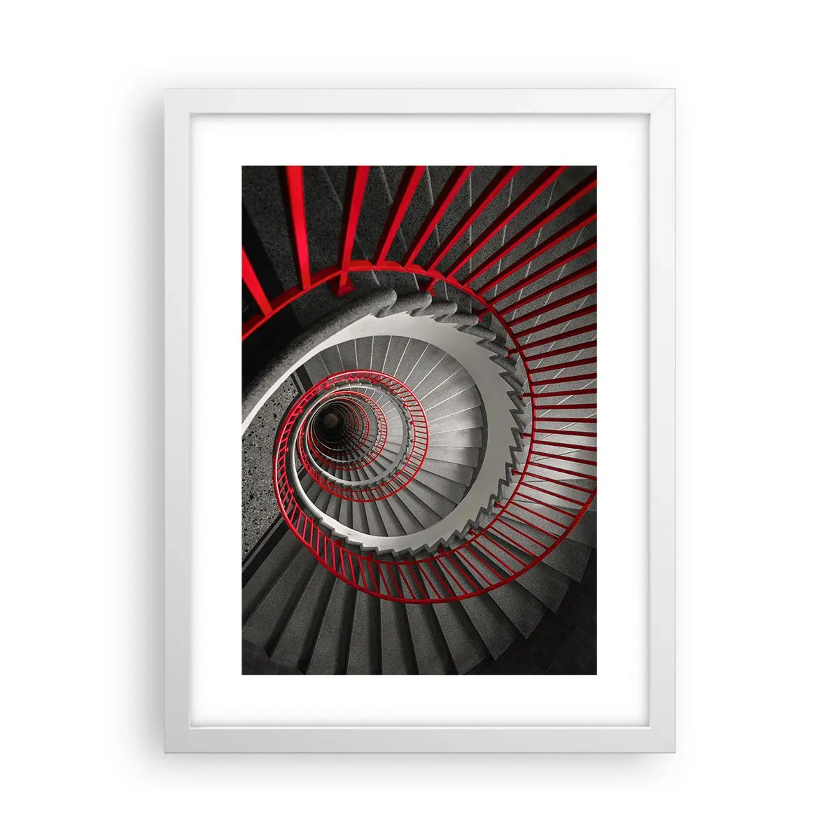 Affiche dans un cadre blanc - Poster - Amusement architectural - 30x40 cm
