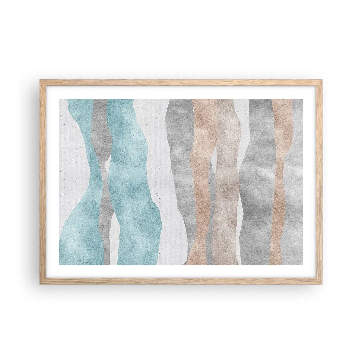 Affiche dans un chêne clair - Poster - Une étude de proximité - 70x50 cm