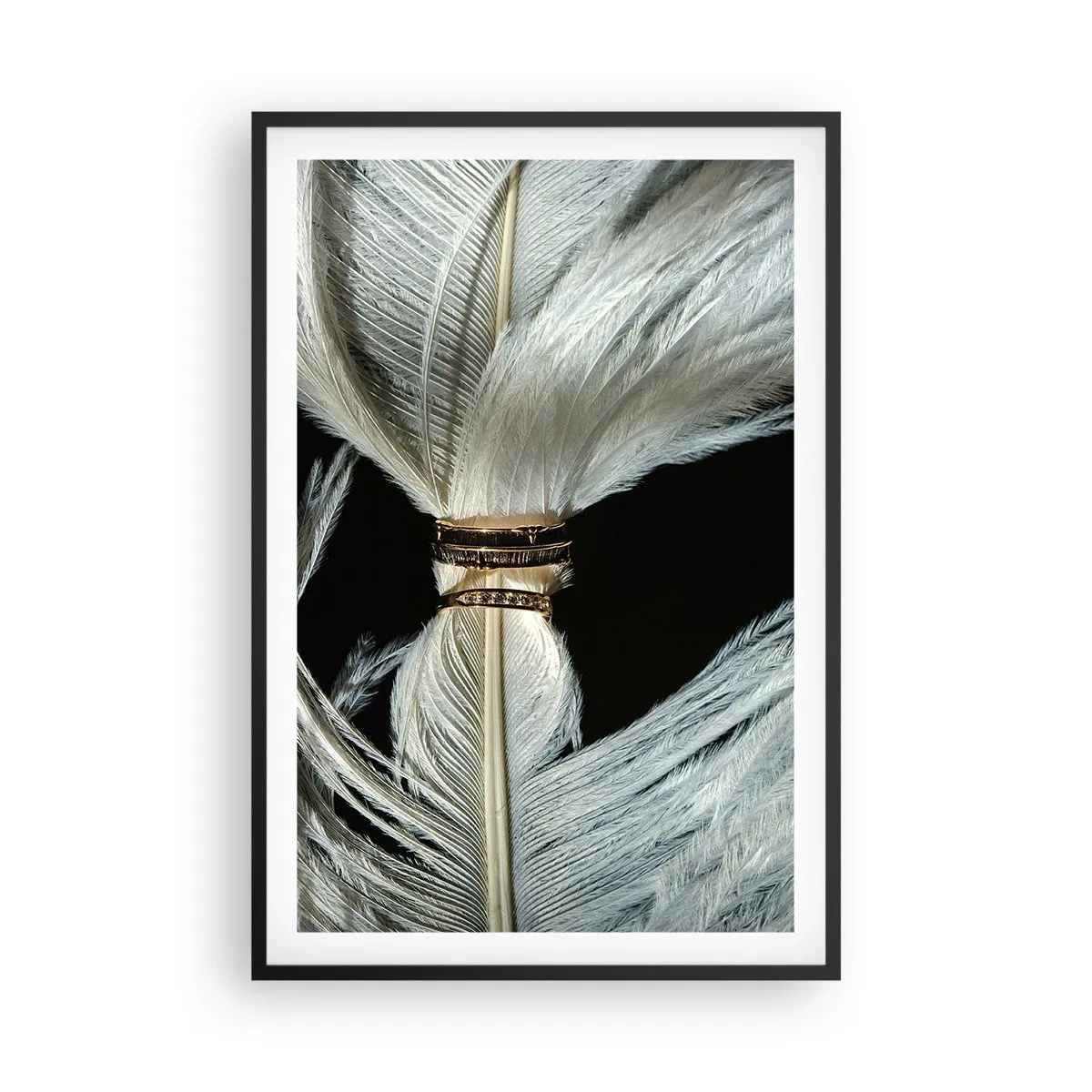 Affiche dans un cadre noir - Poster - ... et je ne te laisserai pas ... - 61x91 cm