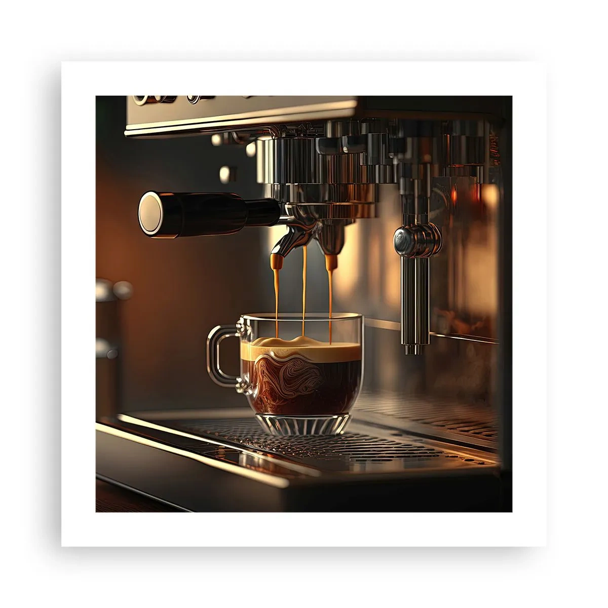 Affiche - Poster - Un mélange sensuel - 50x50 cm