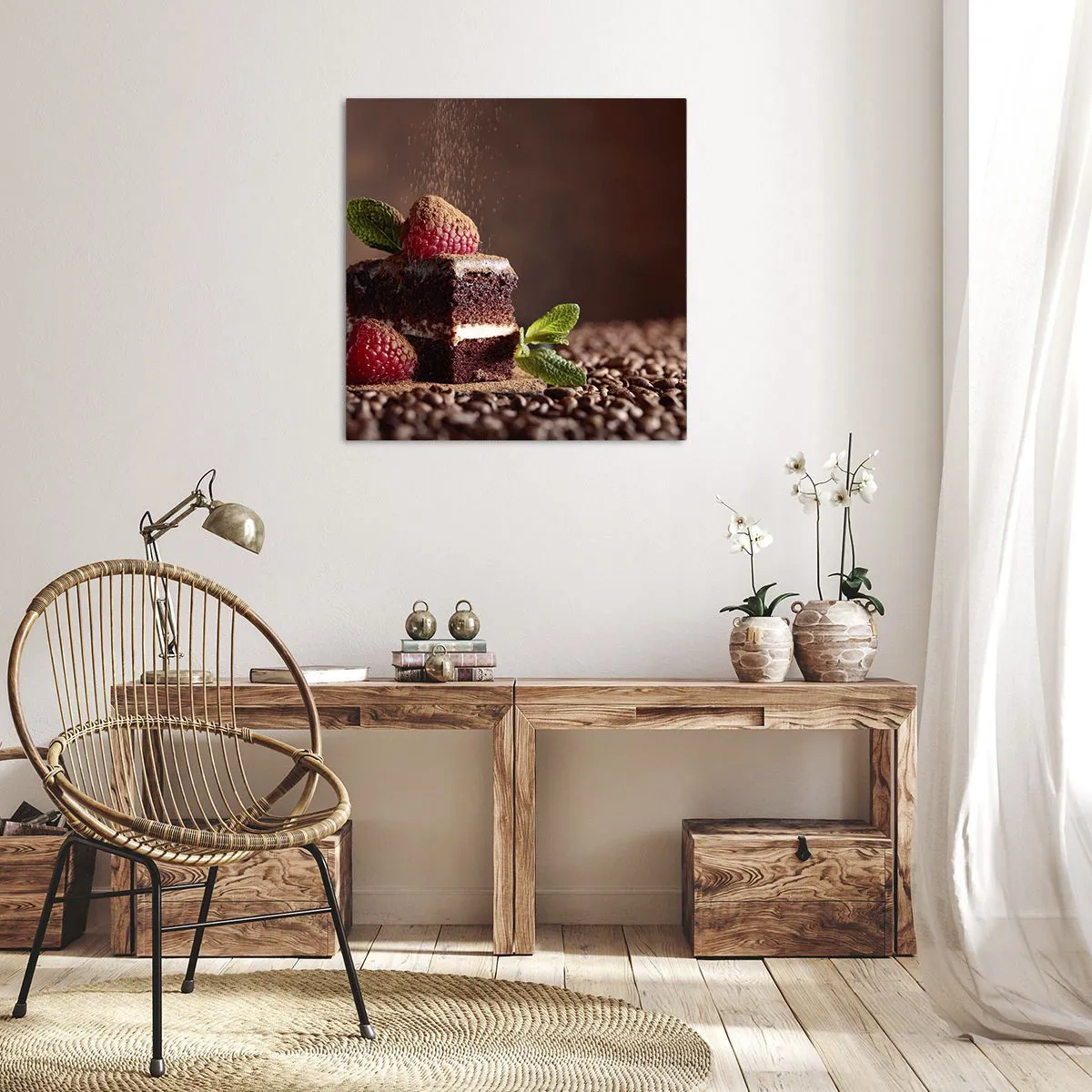 Impression sur toile - Image sur toile - La vie est douce - 60x60 cm