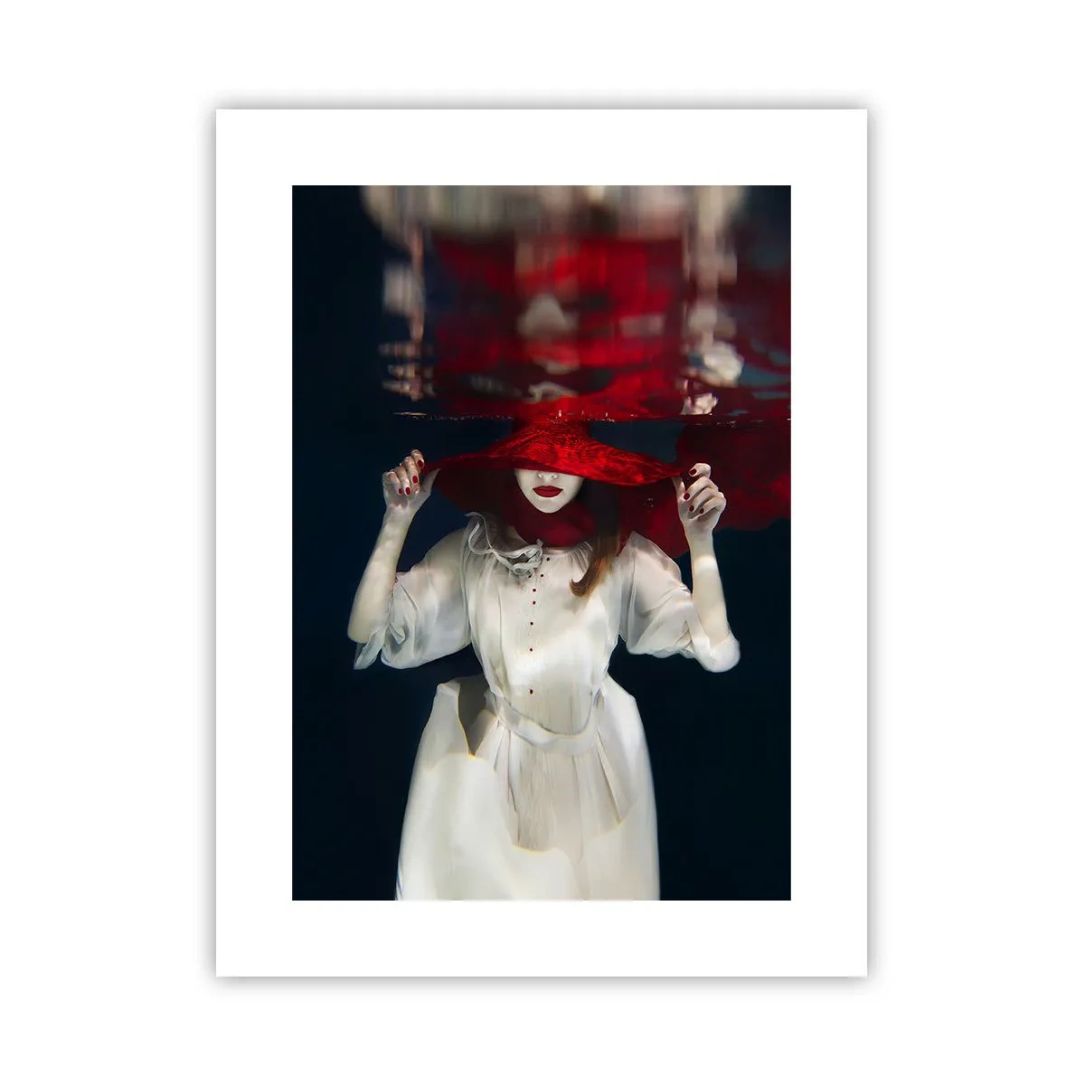 Affiche - Poster - Femme mystérieuse - 30x40 cm