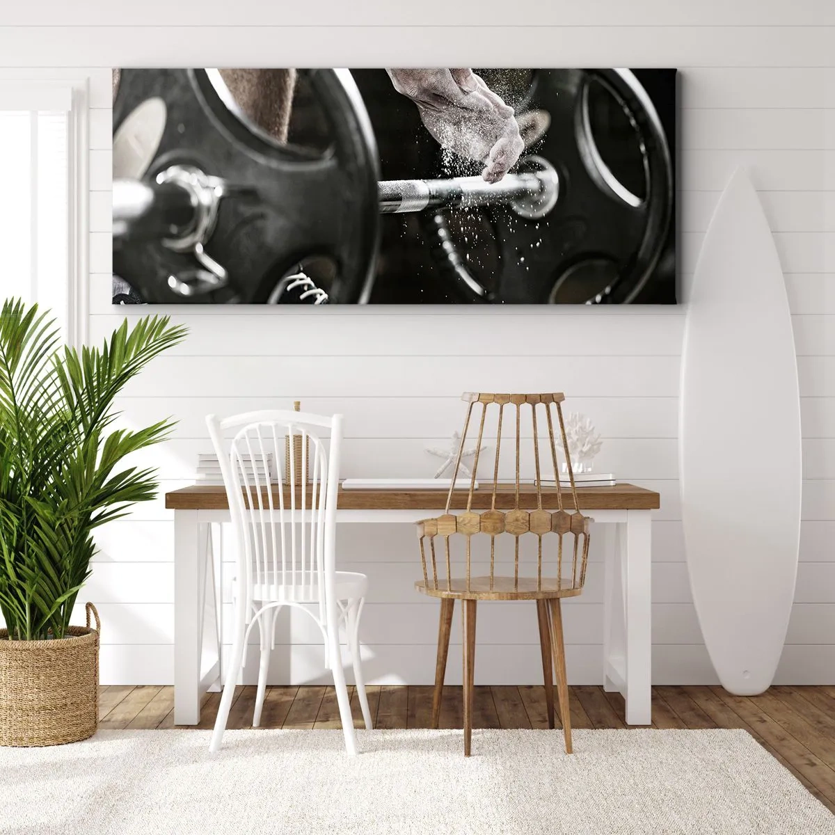 Impression sur toile - Image sur toile - Défi accepté! - 100x40 cm